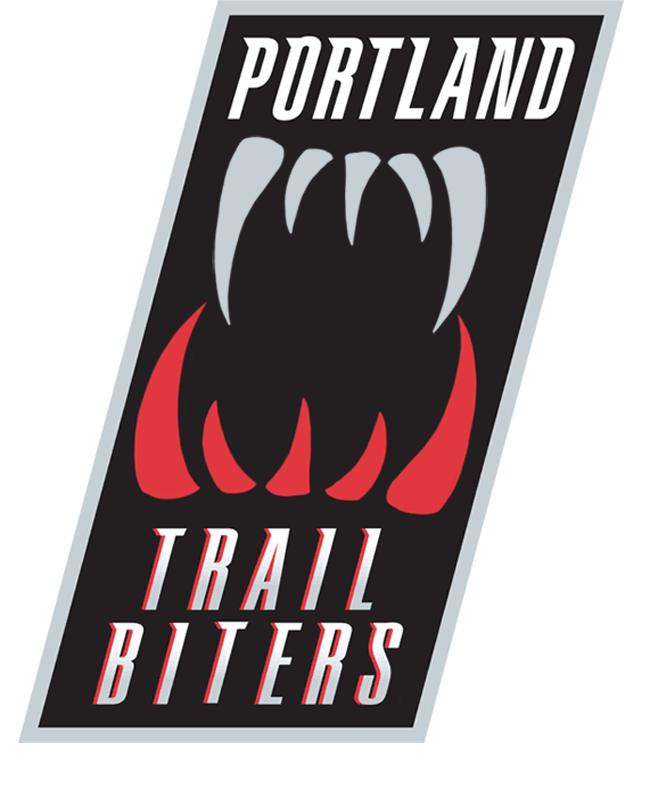Portland Trail Blazers Halloween 2005-Pres Primary Logo iron on heat transfer